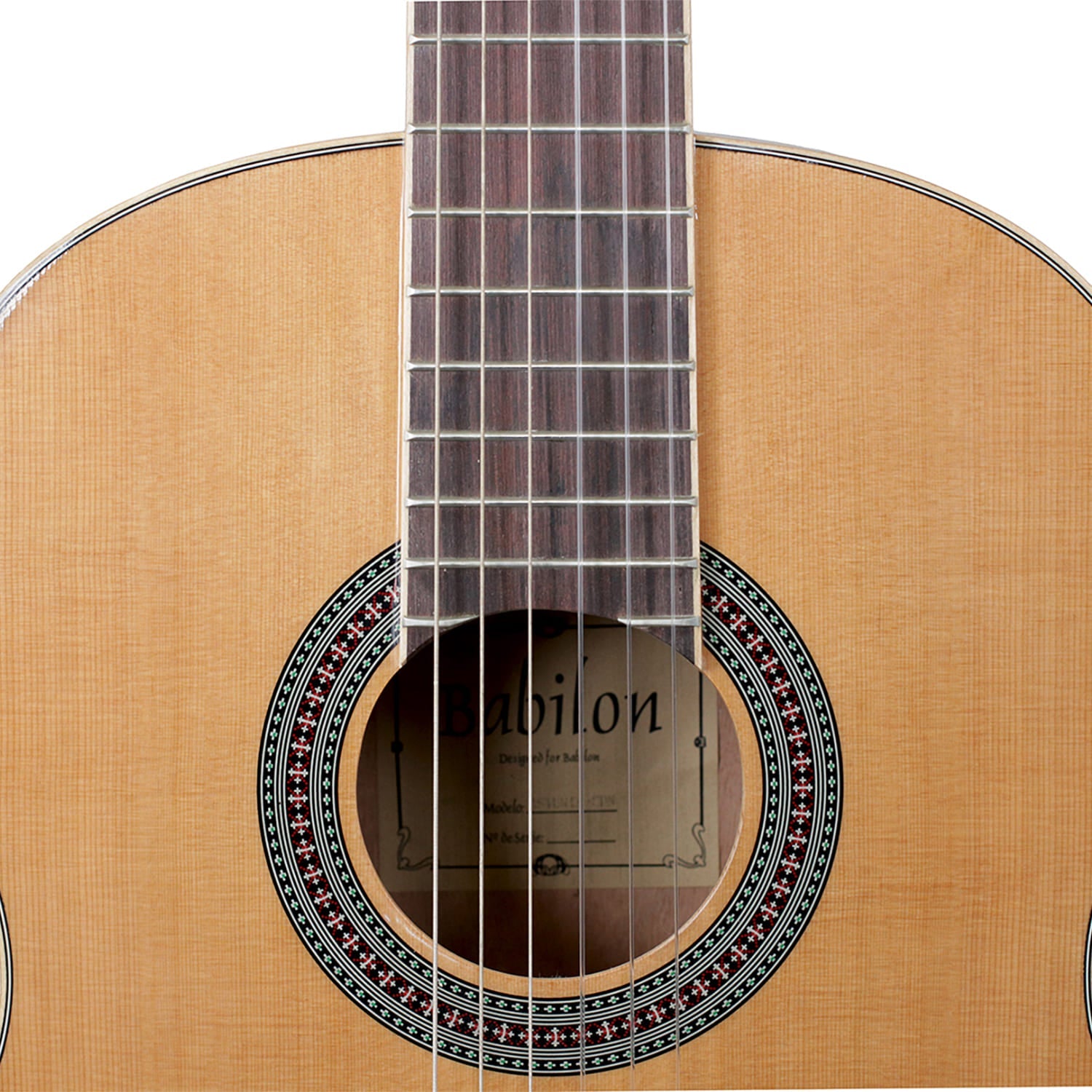 Babilon Asturia Acoustic Classical Guitar Natural-guitar-Babilon-Hermes Music