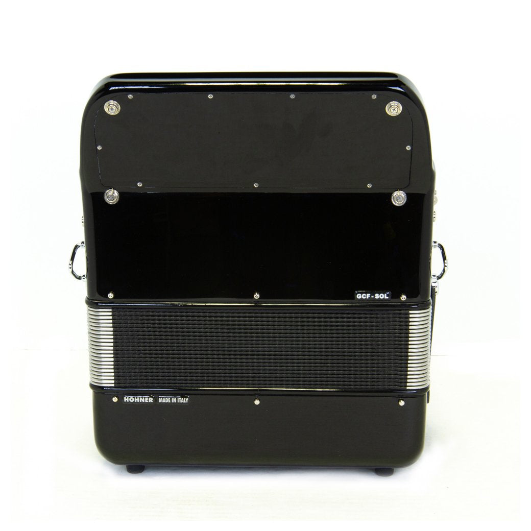 Anacleto El Italiano III Accordion FBE 5 Switches Black-accordion-Anacleto- Hermes Music