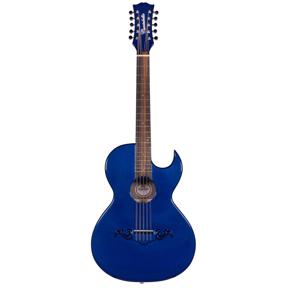 Cantabella Bajo Quinto Madera de Arce con Tapa y Lados Azules