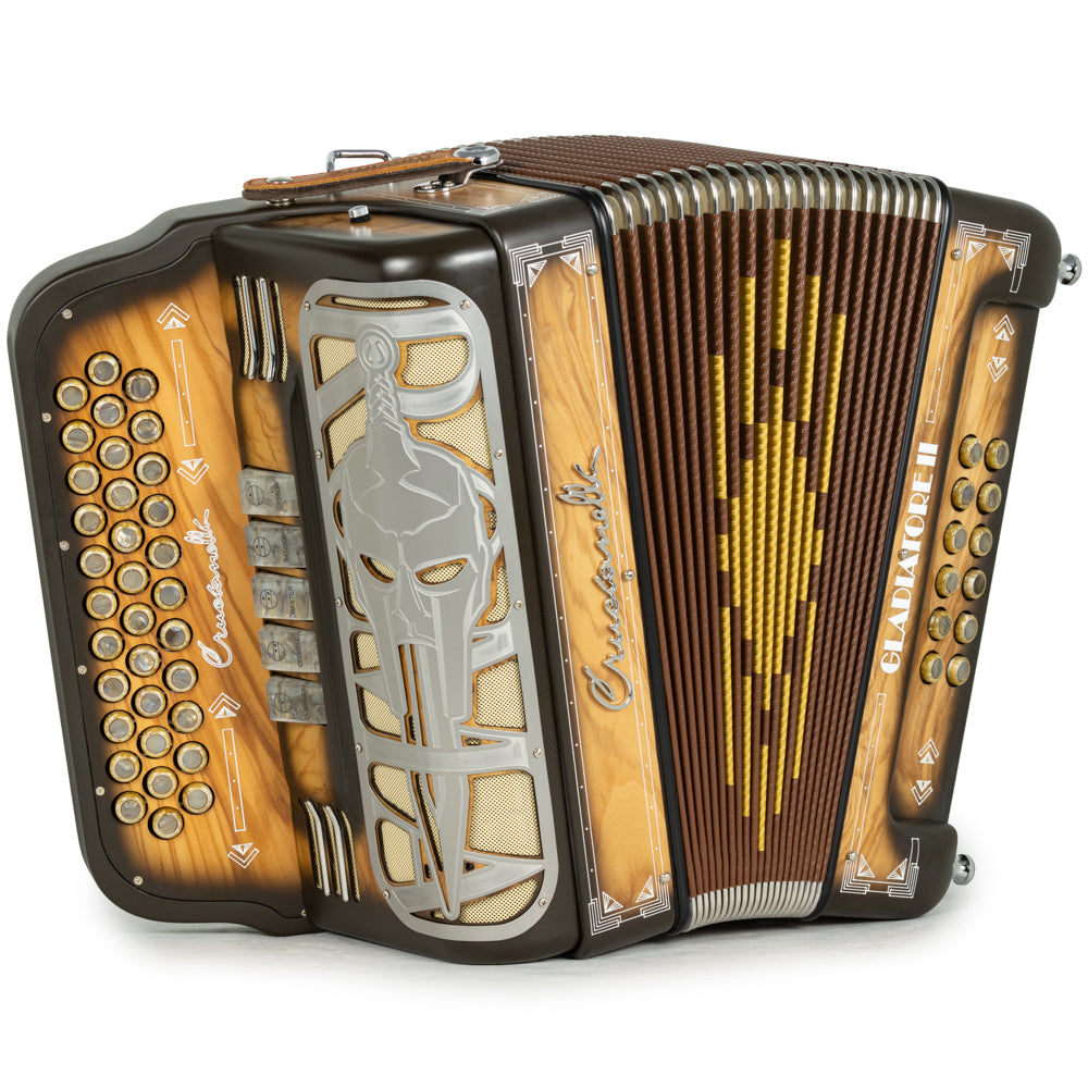 Crucianelli Gladiator II 5 Switch FBE Accordion Matte Wood and Brown