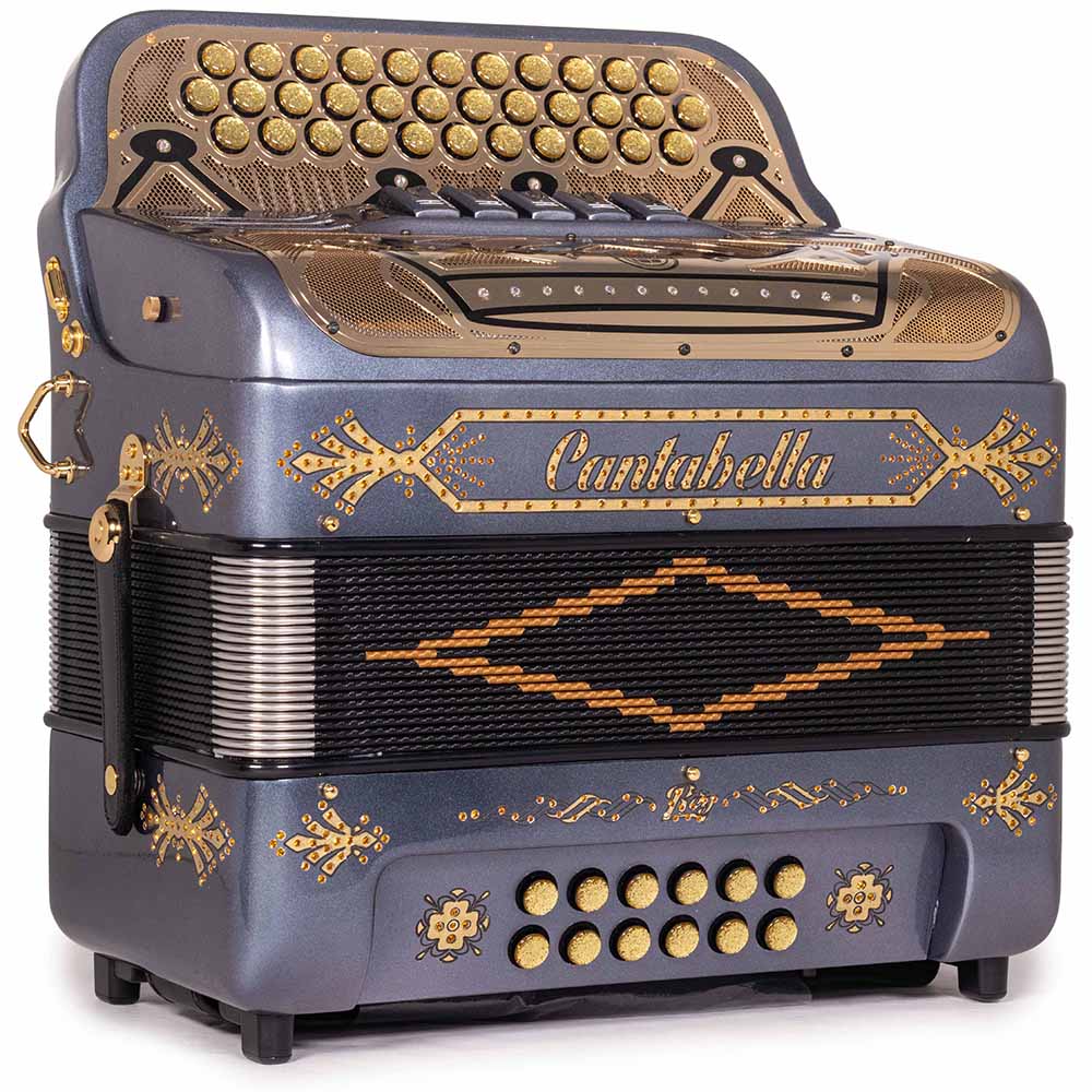 Cantabella Rey II 5 Registros EAD Gris con Dorado