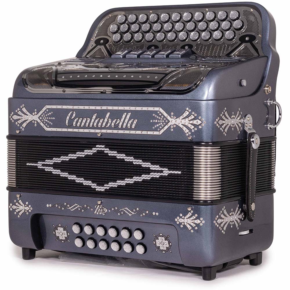 Cantabella Rey II 5 Registros FBE Gris con Plateado