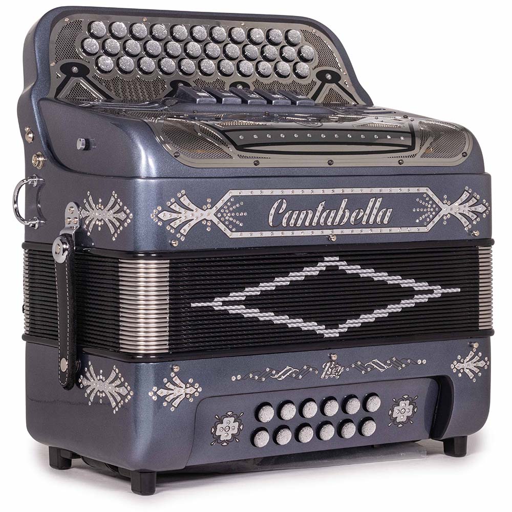 Cantabella Rey II 5 Registros FBE Gris con Plateado