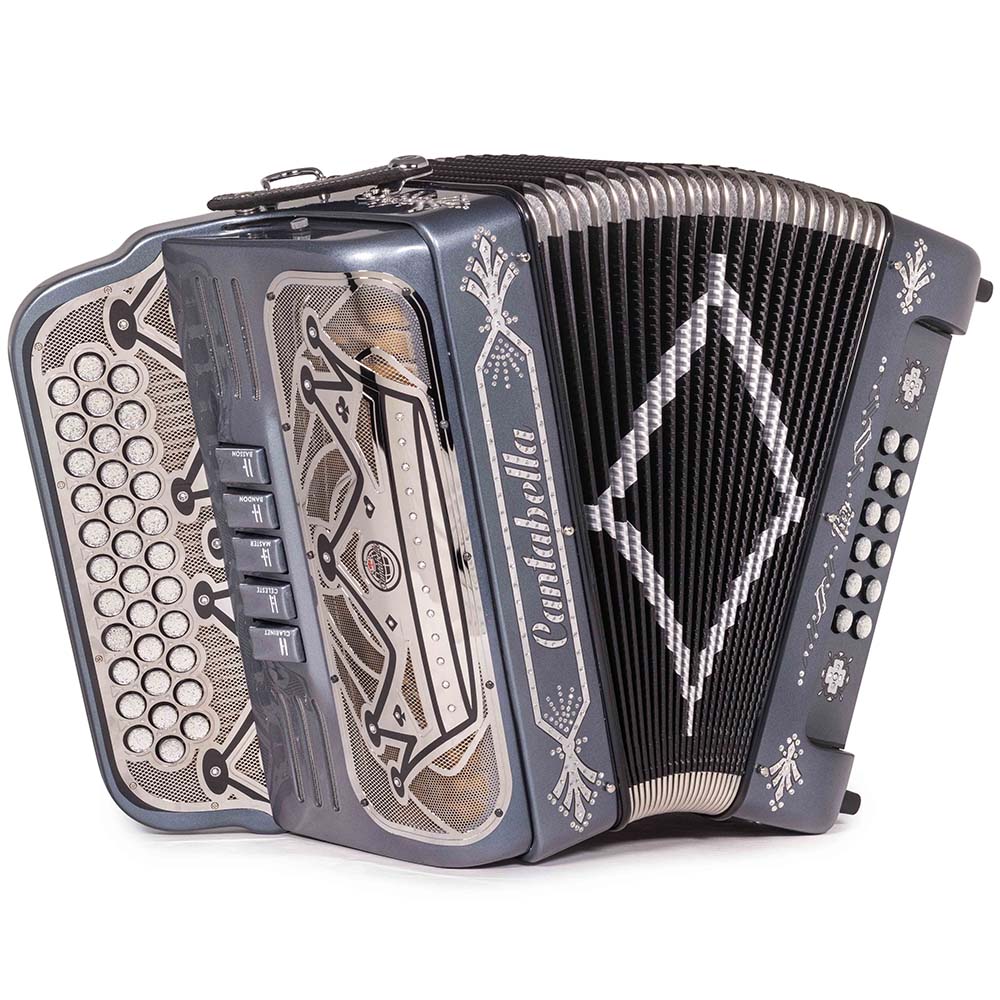 Cantabella Rey II 5 Registros FBE Gris con Plateado