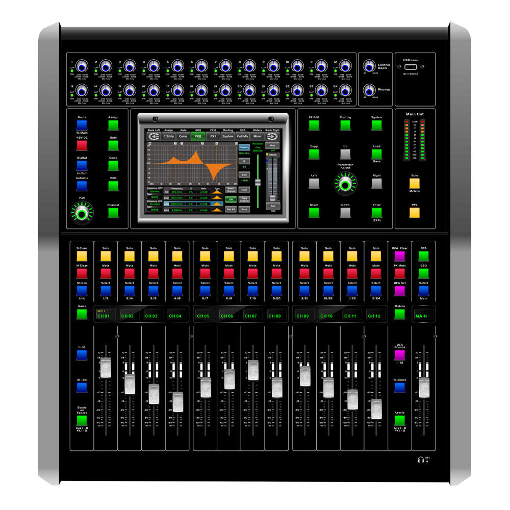 Topp Pro DM24.8 Digital Mixer with LCD Touch Screen-Topp Pro-Hermes Music