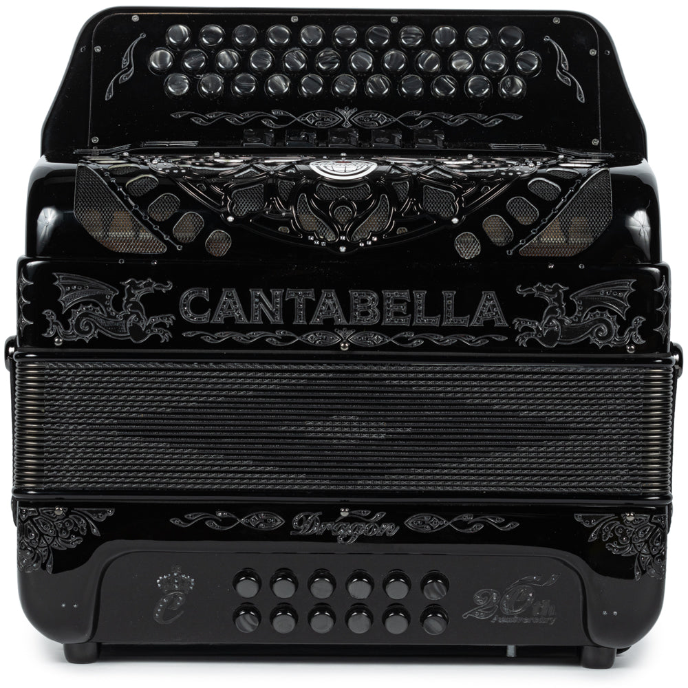 Cantabella Dragón Acordeón 5 Registros Fa Negro