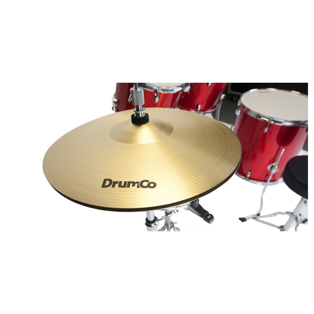 Drumco Obelix Drum Set Red with Chrome Hardware-Drum Kits-Drumco- Hermes Music