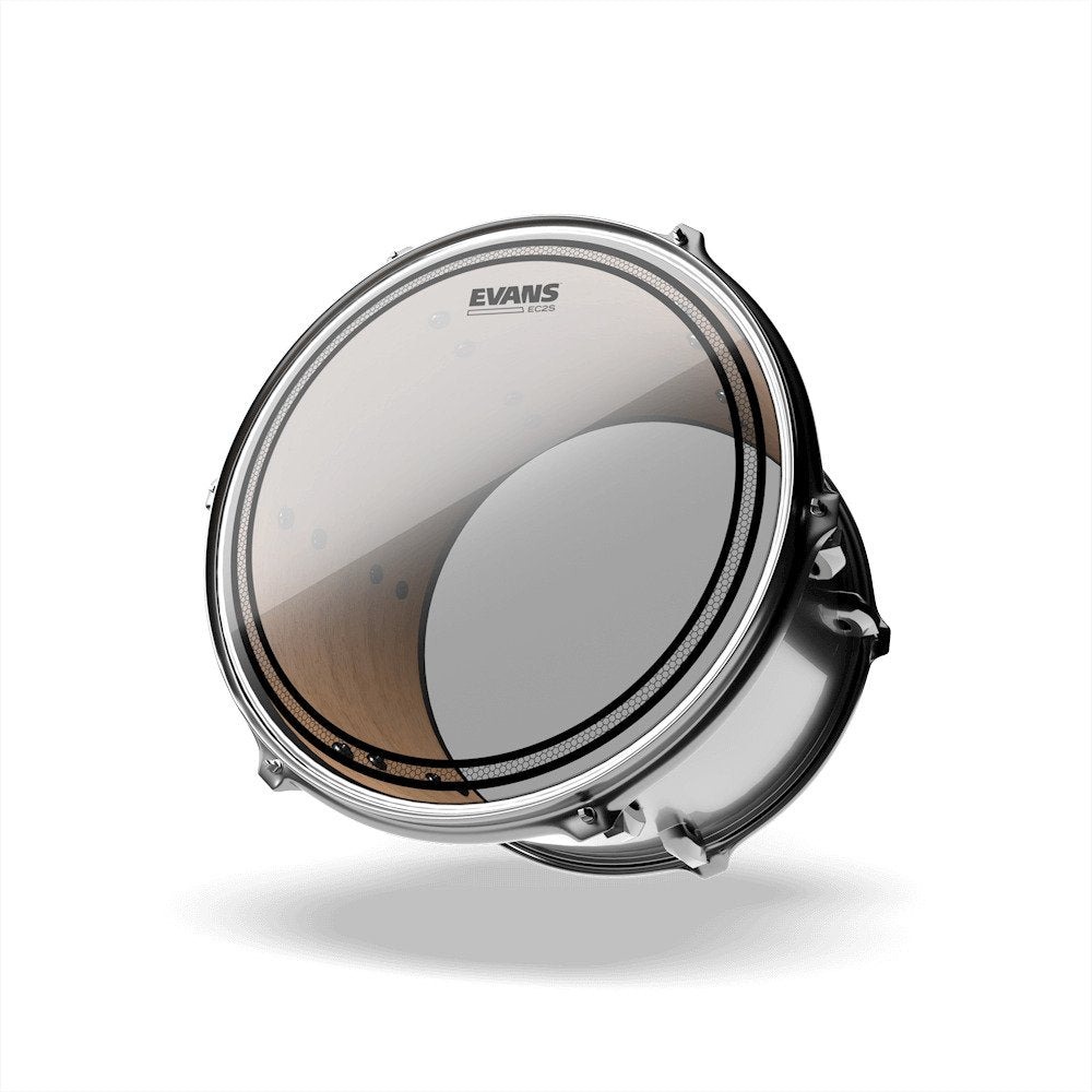 Evans TT12EC2S Clear Drumhead 12"-accessories-Evans- Hermes Music