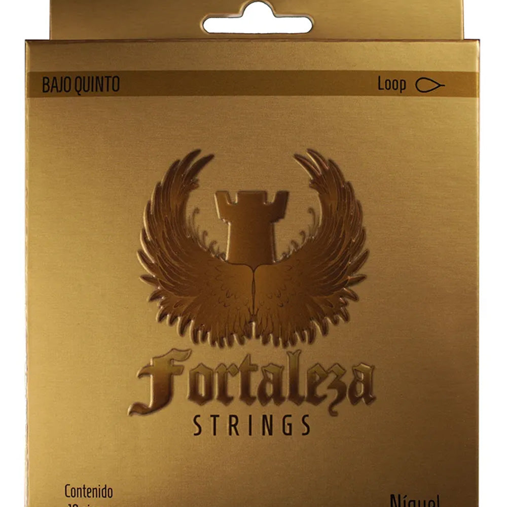 Fortaleza Bajo Quinto Cuerdas con Extremos de Bucle de Níquel