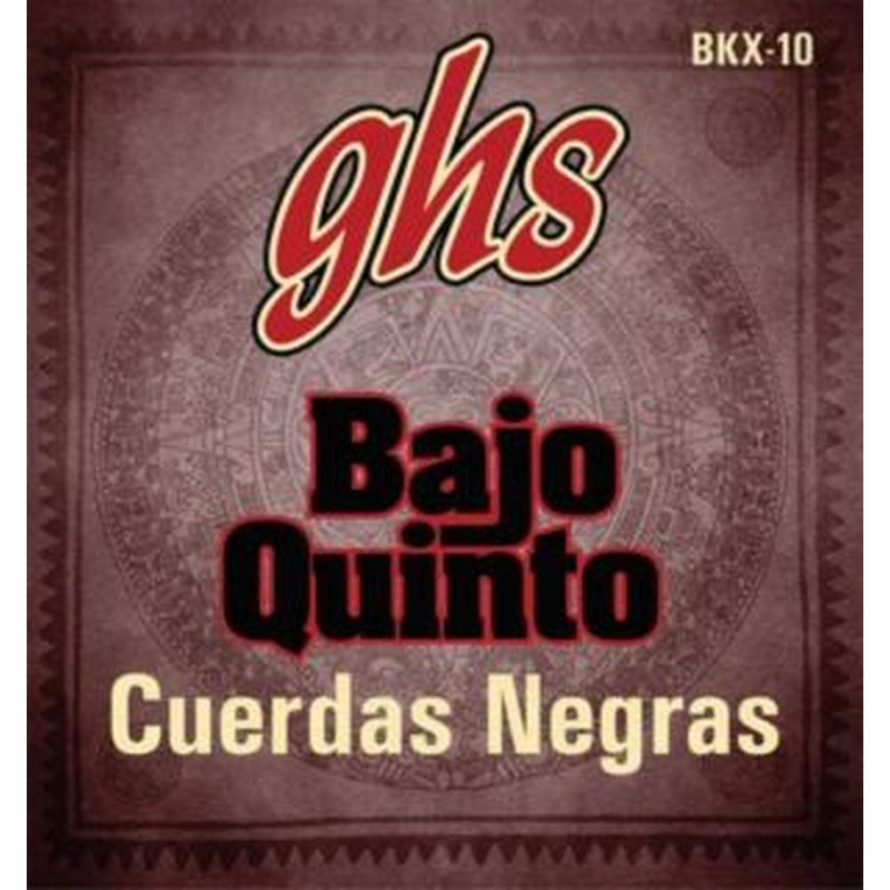 GHS Strings Black Coated Stainless Steel Bajo Quinto Strings