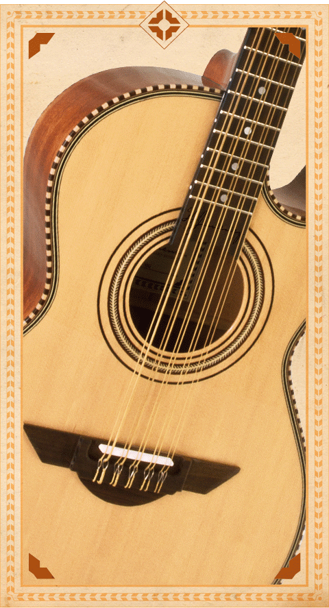 H. Jimenez El Estandar Bajo Quinto - With Pickup-bajo quinto-H. Jimenez-Hermes Music