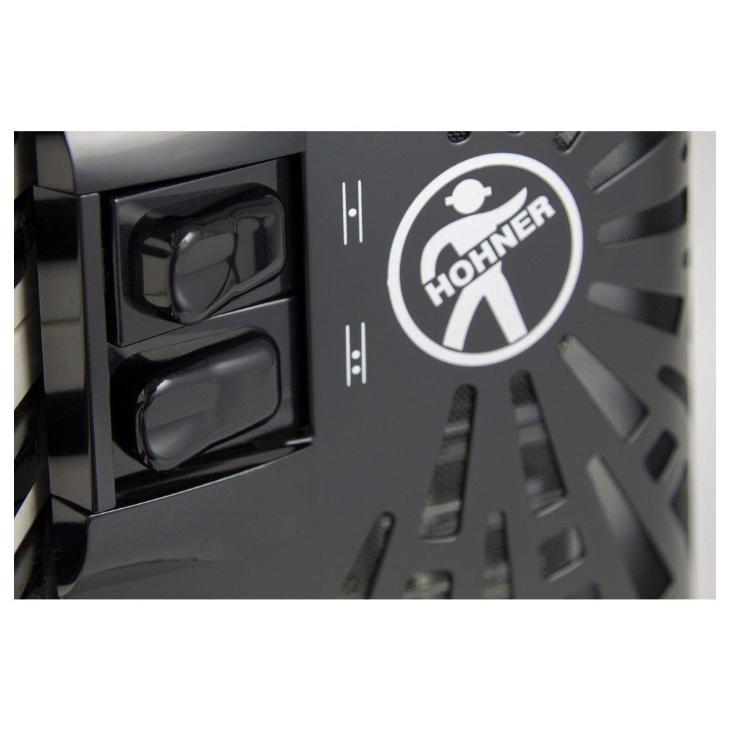 Hohner Bravo II Key Accordion with 48 Bass Buttons - Black-accordion-Hohner- Hermes Music