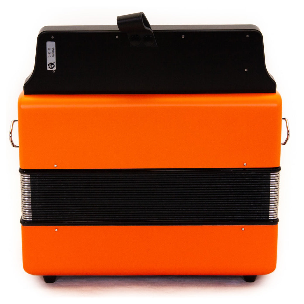 Hohner Compadre GCF Orange with Gray Grill-accordion-Hohner- Hermes Music