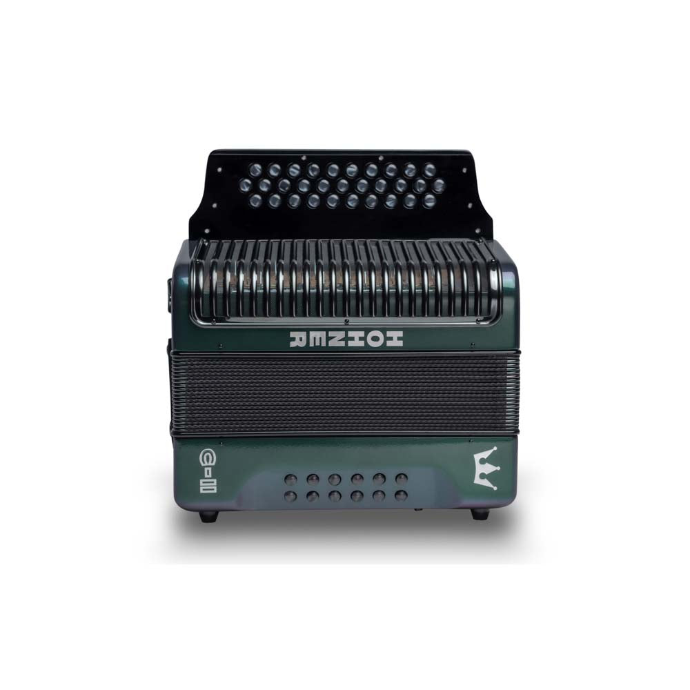 Hohner Corona C-II Accordion FBE Green to Gold-accordion-Hohner- Hermes Music