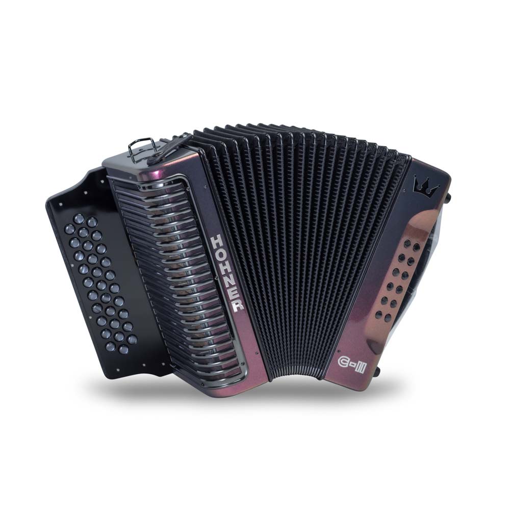 Hohner Corona C-II Accordion FBE Red to Gold-accordion-Hohner- Hermes Music