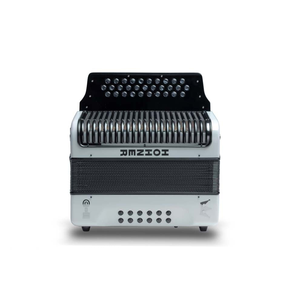 Hohner Corona C-II Accordion GCF White Rainbow hi-accordion-Hohner- Hermes Music