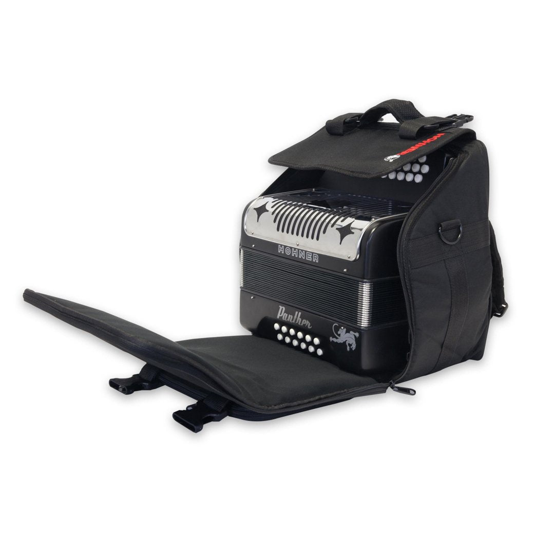 Hohner Panther FBE with Hohner Accordion Bag-bundle-Hohner- Hermes Music