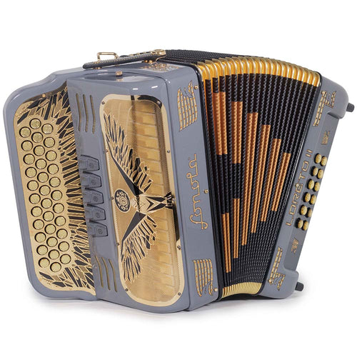 Sonola Loreto II Accordion 5 Registros EAD Gris Oscuro con Dorado