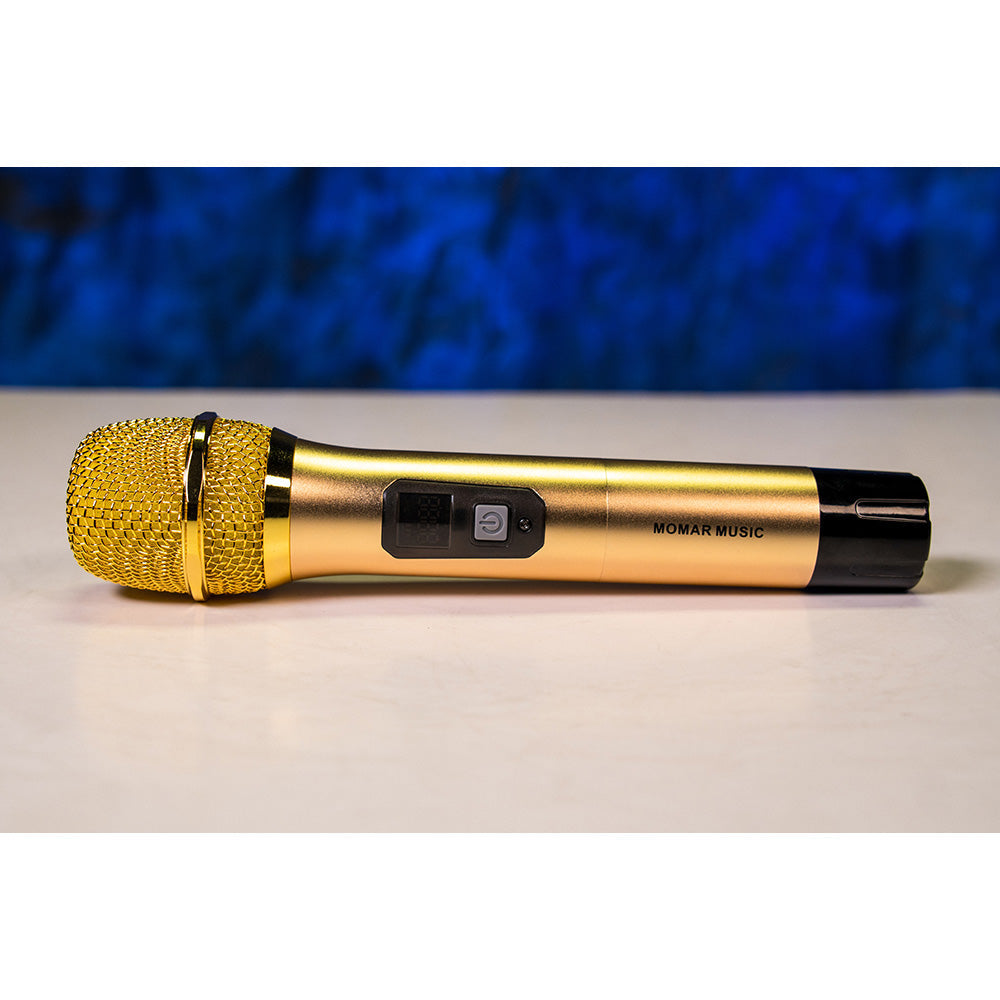 Momar Music MM-WMIC GOLD Professional UHF Wireless Microphone