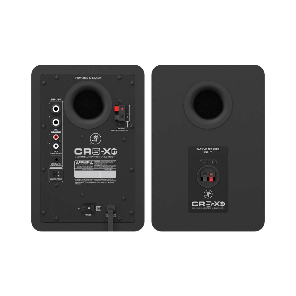 Mackie CR5-XBT 5" Creative Reference Multimedia Monitors (Pair)-speaker-Mackie- Hermes Music