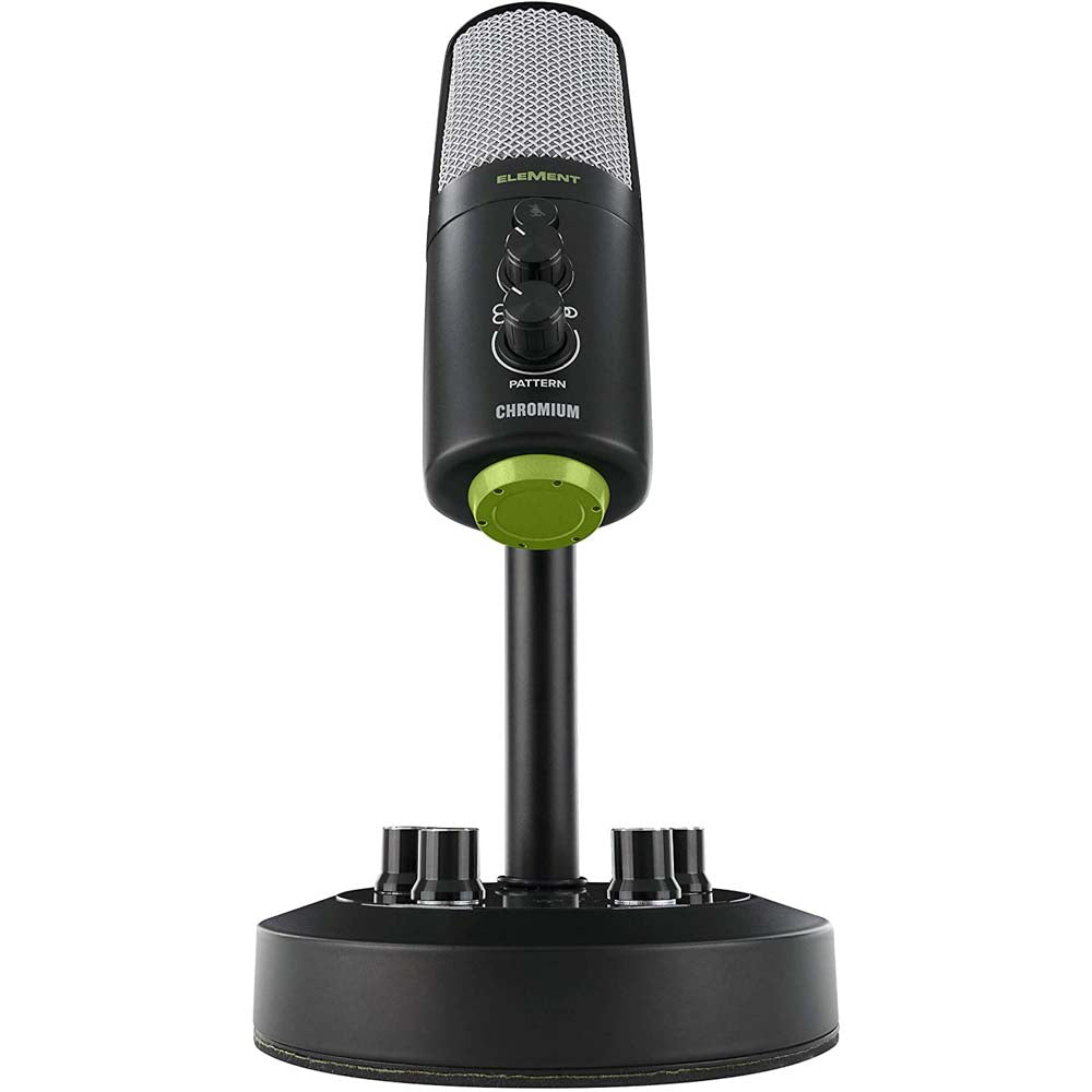 Mackie EM-CHROMIUM USB Condenser Microphone with 2-channel Mixer-microphone-Mackie- Hermes Music