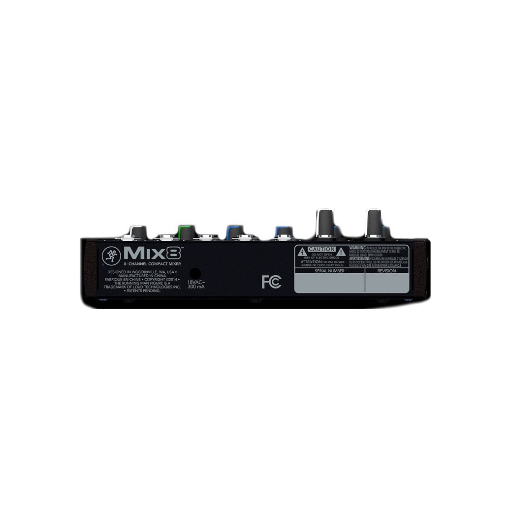 Mackie Mix8 8-Channel Compact Mixer-mixer-Mackie- Hermes Music