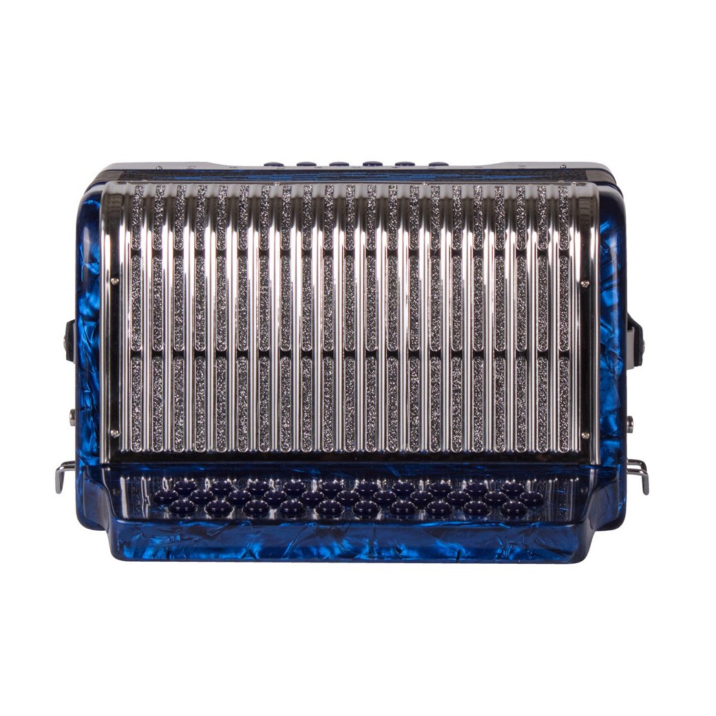 Montanari 3112 MG Accordion No Switch FBE Blue-accordion-Montanari- Hermes Music