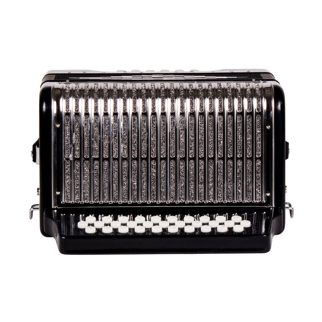 Montanari 3112 MG Acordion FBE Black-accordion-Montanari- Hermes Music