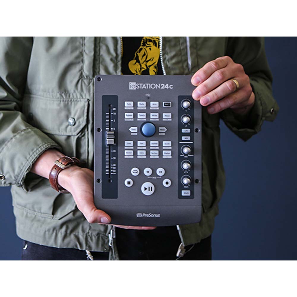 PreSonus ioStation 24c 2x2 USB-C Audio Interface and Production Controller-interface-Presonus- Hermes Music