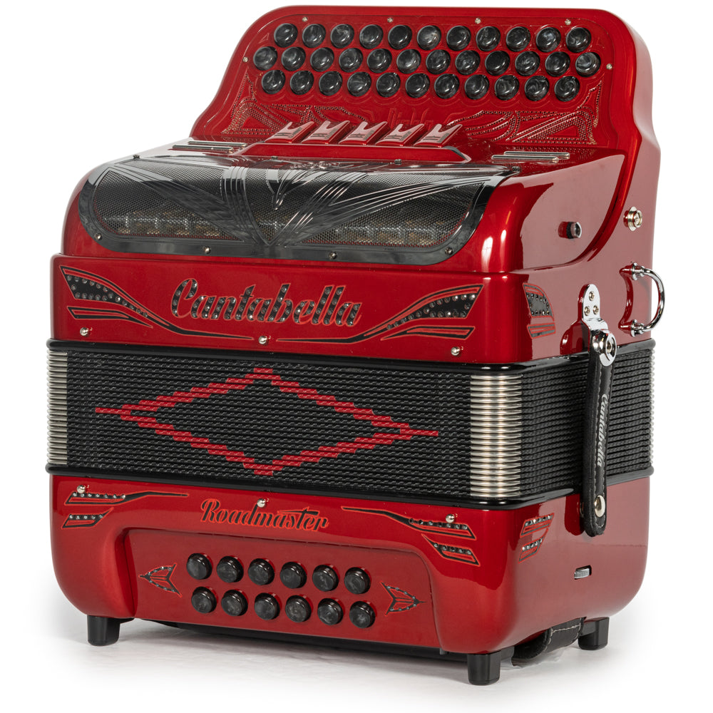 Cantabella Roadmaster Acordeón 5 Registros Fa Edición Especial Diablo Diapasón Pintado