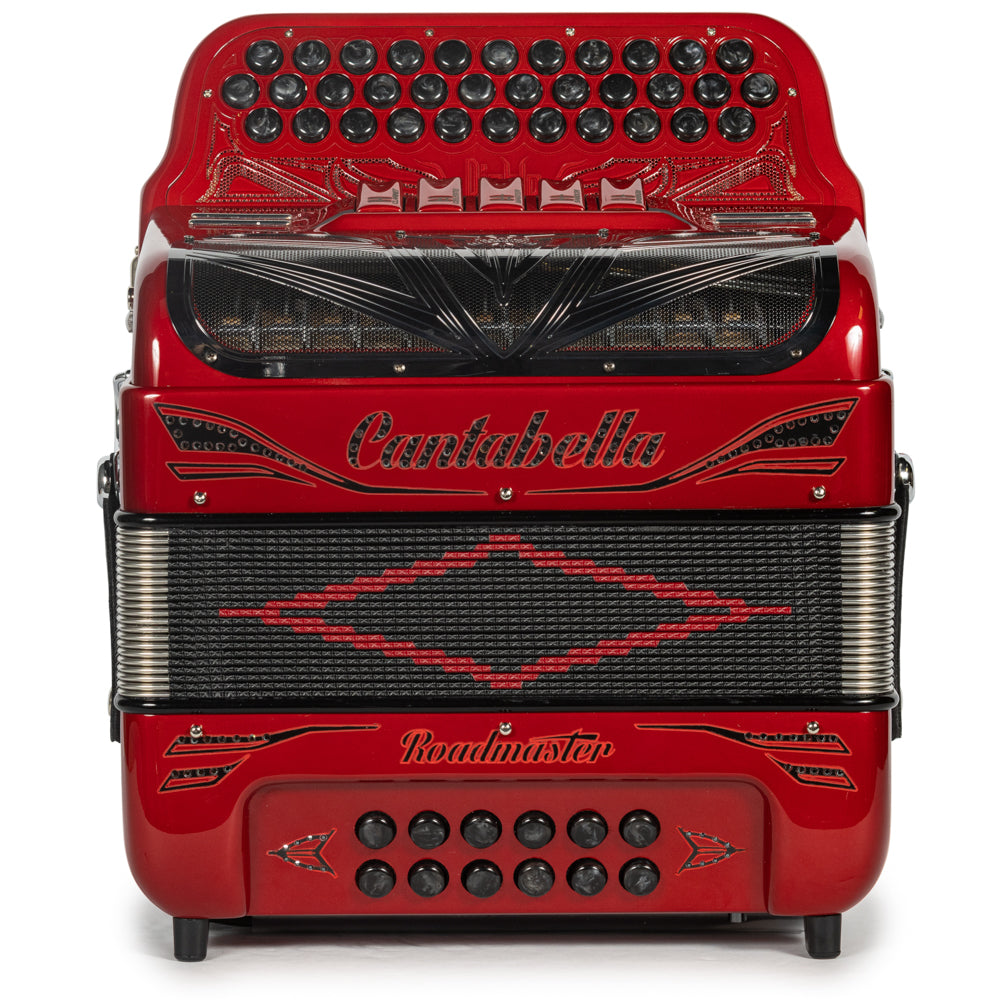 Cantabella Roadmaster Acordeón 5 Registros Fa Edición Especial Diablo Diapasón Pintado