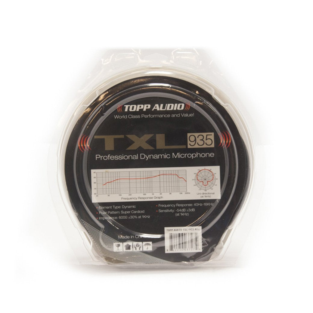 Topp Pro TXL935 Dynamic Microphone-microphone-Topp Pro- Hermes Music