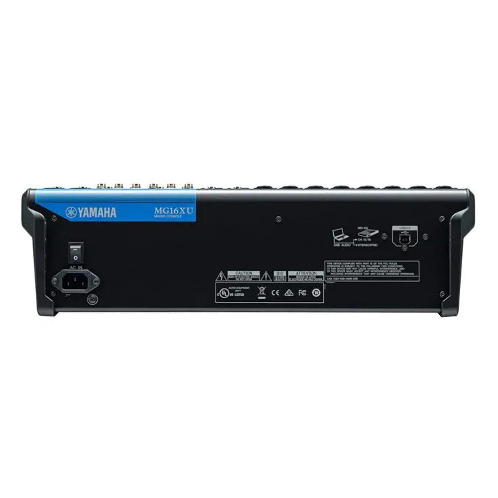 Yamaha MG16XU 16 Channel Mixer with USB and Effects-mixer-Yamaha- Hermes Music
