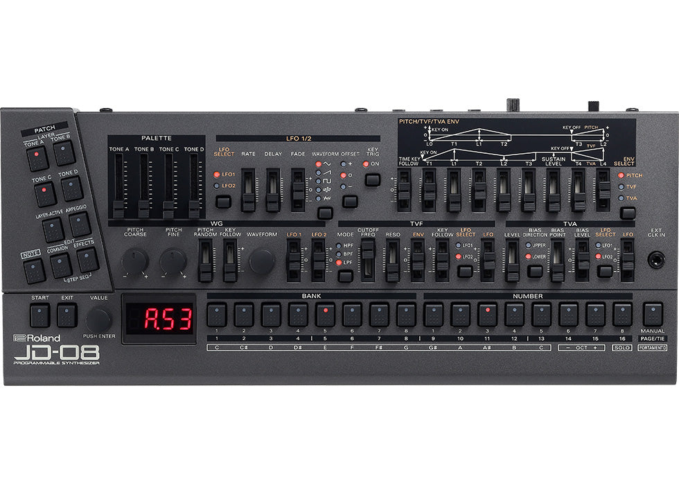 Roland JD-08 Sintetizador del Módulo de Sonido