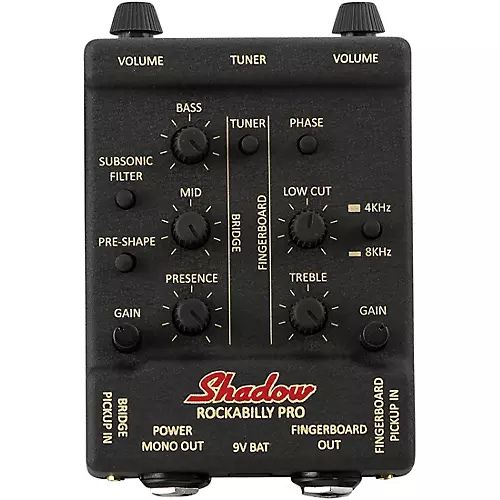 Shadow RB-PRO Rockabilly Pro Dual Pickup & Preamp System for Upright Bass & Tololoche