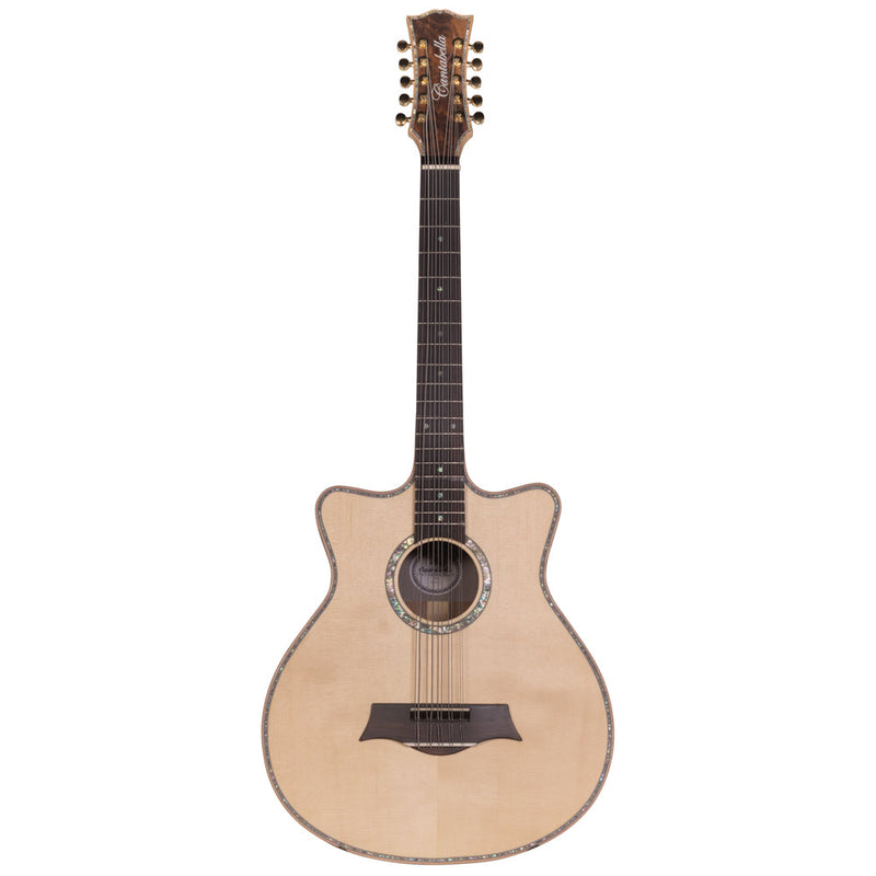 Cantabella Bajo Quinto Pinabete Top Nogal Back and Sides Matte Wood Includes Case and Accessories-bajo quinto-Cantabella-Hermes Music