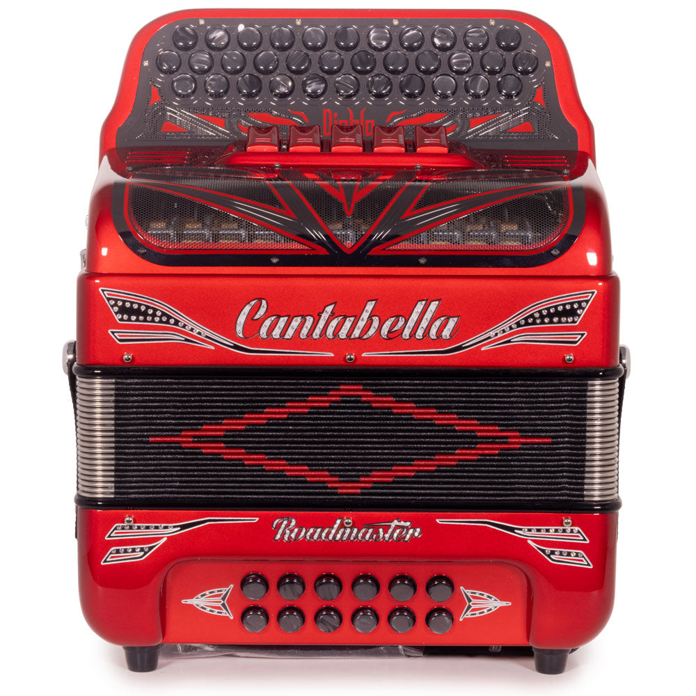 Cantabella Roadmaster Ultra Compact Accordion 5 Switch FBE Special Edition Diablo-Accordions & Concertinas-Cantabella-Hermes Music