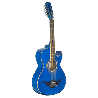 Alvarado Bajo Quinto Maple Azul Con Funda-Bajo Quinto-Alvarado- Hermes Music