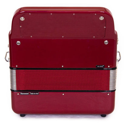 Anacleto Rey del Norte Accordion 6 Switch FBE/GCF Red Compact-accordion-Anacleto- Hermes Music
