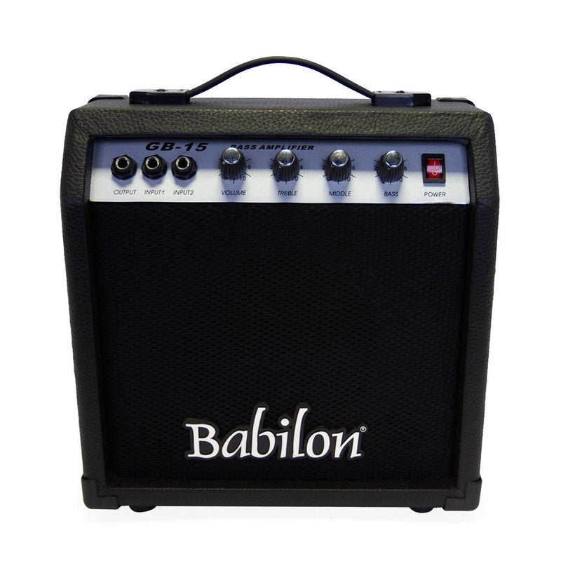 Babilon Electric Bass Guitar Bundle Sunburst-bass-Babilon- Hermes Music
