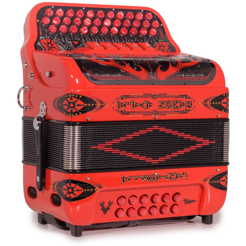 Cantabella El Cazador Ultra Compacto Edición Especial Ramon Ayala 5 Registros FBE Rojo con Negro