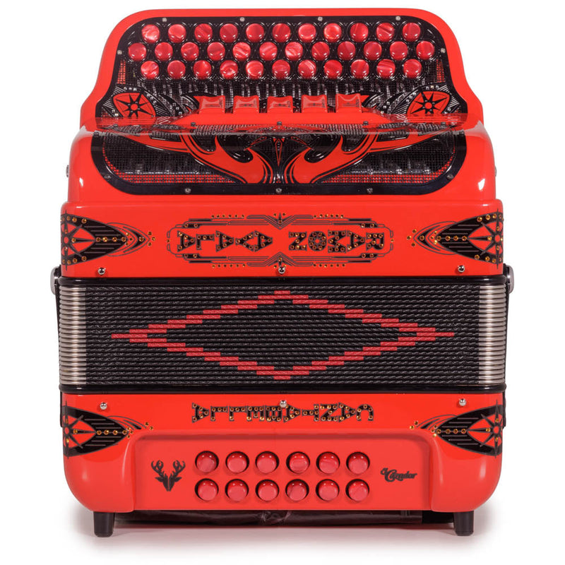Cantabella El Cazador Ultra Compacto Edición Especial Ramon Ayala 5 Registros FBE Rojo con Negro