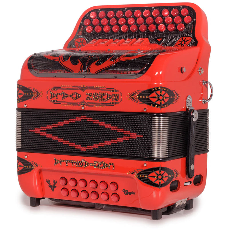 Cantabella El Cazador Ultra Compacto Edición Especial Ramon Ayala 5 Registros FBE Rojo con Negro