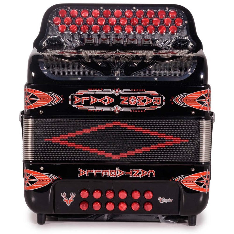 Cantabella El Cazador Ultra Compacto Edición Especial Ramon Ayala 5 Registros FBE Negro con Rojo