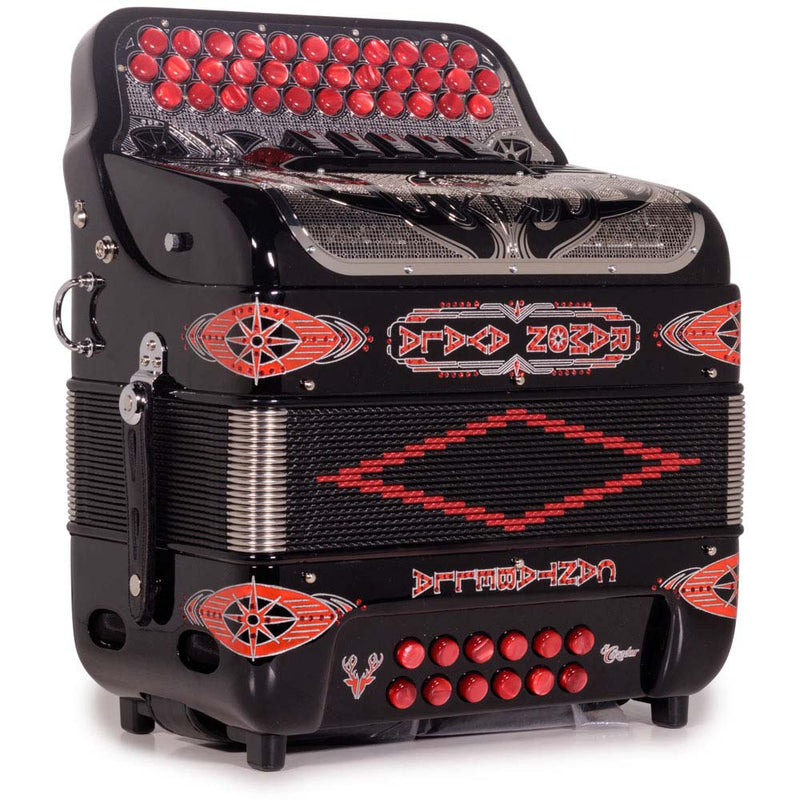 Cantabella El Cazador Ultra Compacto Edición Especial Ramon Ayala 5 Registros FBE Negro con Rojo
