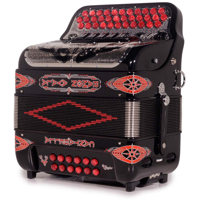 Cantabella El Cazador Ultra Compacto Edición Especial Ramon Ayala 5 Registros FBE Negro con Rojo