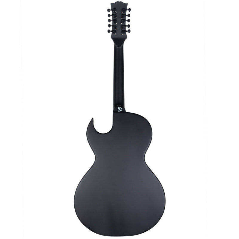 Cantabella Bajo Quinto Maple Top Matte Black with Case and Accessories-bajo quinto-Cantabella- Hermes Music