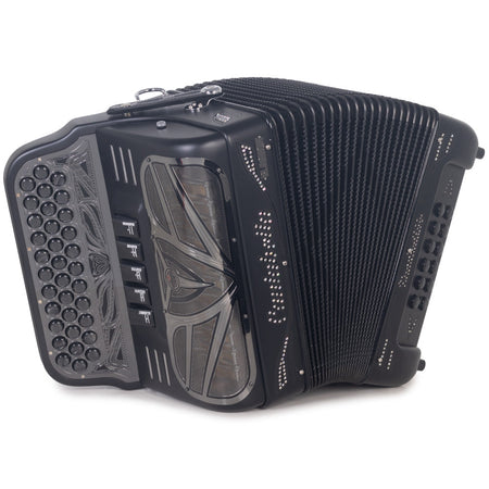 Cantabella Roadmaster Ultra Compact Accordion 5 Switch EAD Special Edition Blackout-Accordions & Concertinas-Cantabella- Hermes Music