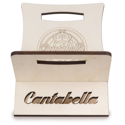 Cantabella Wooden Laser Engraved Accordion Display Stand-accessories-Cantabella- Hermes Music