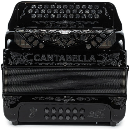 Cantabella Dragón Acordeón 5 Registros Fa Negro